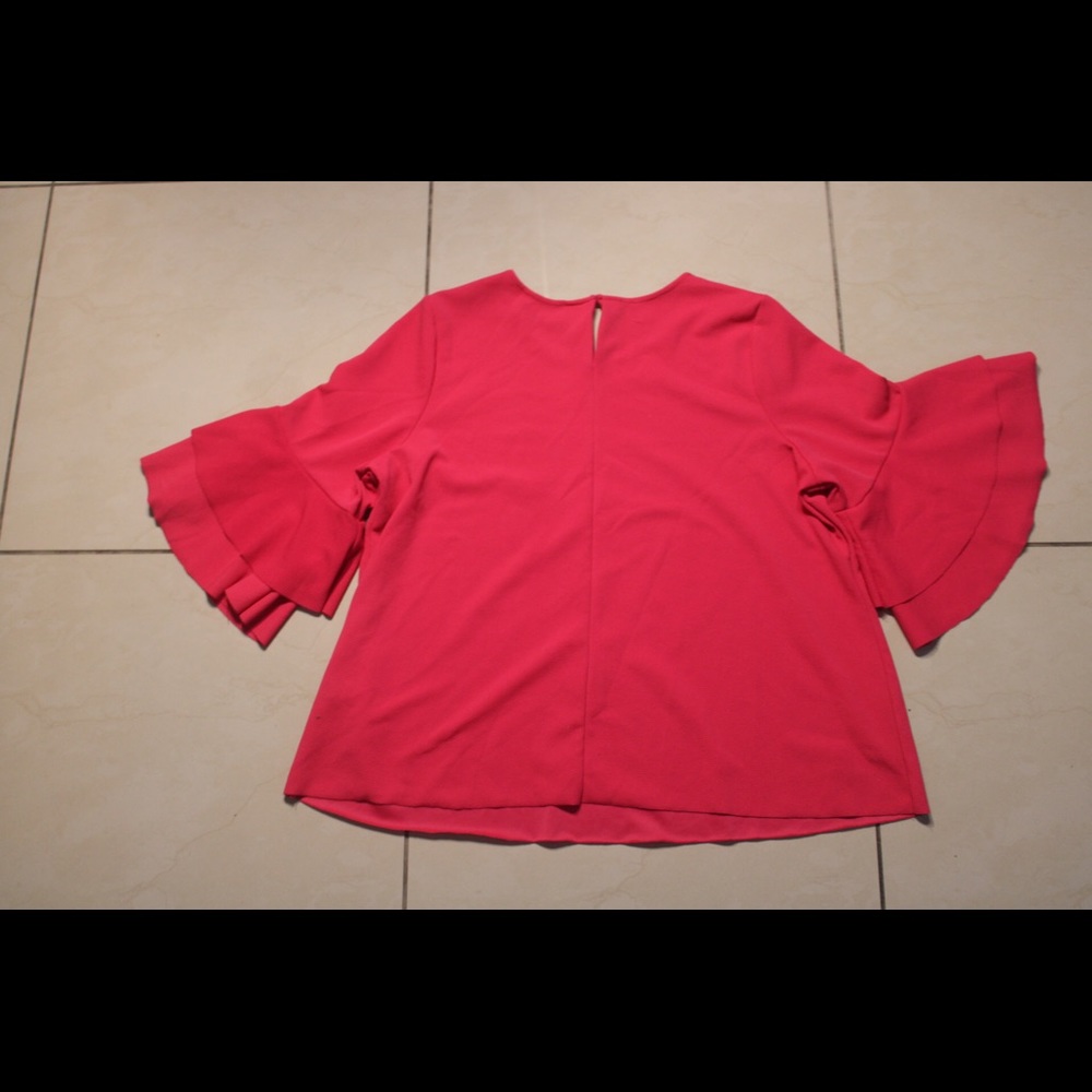 Pink Chiffon Blouse